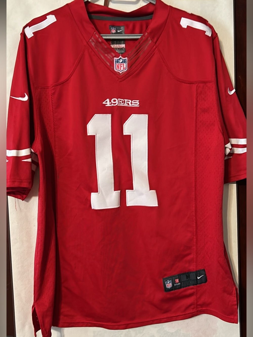 Nike San Francisco 49ers Red Jersey Alex Smith 11, man’s M
